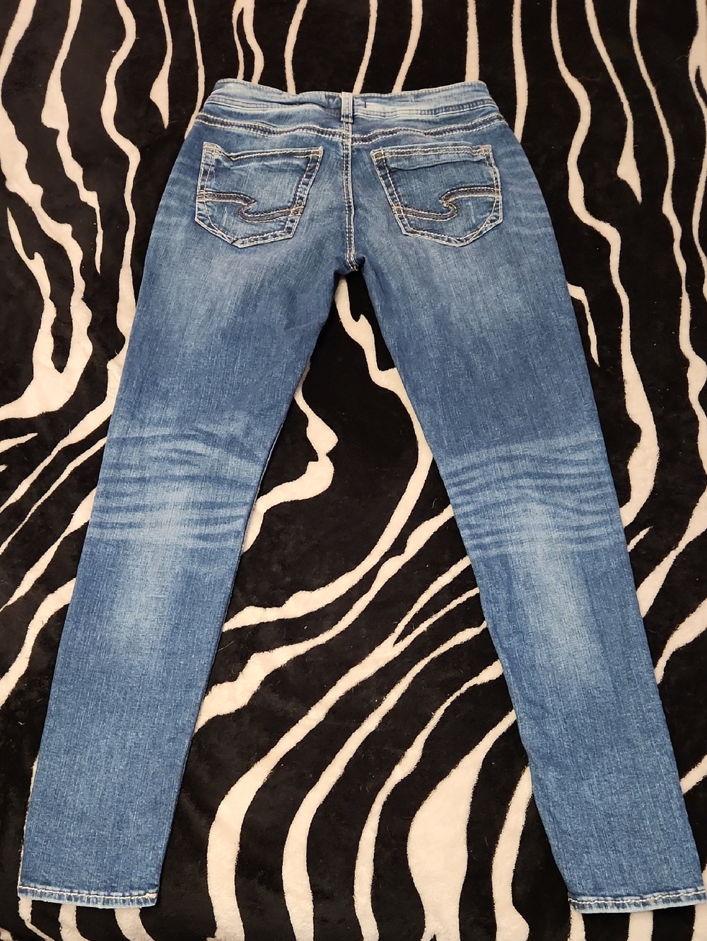 Silver Jeans Women's Skinny Jeans in Faded Blue